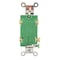Hubbell Wiring Heavy Duty Industrial Toggle Switch, 30A 120/277V AC, Double Pole, Back & Side Wired HBL3032W - alternate 2