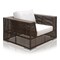 Hospitality Rattan Patio Soho Lounge Chair with Cushion 903-1323-JBP-C - alternate 1