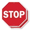 Signmission Stop, 10 inch X 10 inch, Plastic Sign, 2PK OC-P-2PACK-10-71 - alternate 1