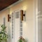 Vaxcel Chiasso 2-Light Warm Brass Outdoor Wall Sconce Aluminum Shade Wall Mount Fixture T0789 - alternate 2
