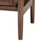 Baxton Studio Alyssa Japandi Walnut Brown Wood 2-Drawer Nightstand Woven with Rattan 252-13949-ZORO - alternate 3