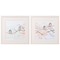 Homeroots Set Of Two Spring Branch Birds Distressed White Framed Wall Art, 2PK 649300 - alternate 3