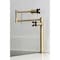 Kingston Brass Deck Mount Pot Filler Faucet, Antique Brass KS4703PKX - alternate 2