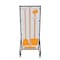 5S Supplies Housekeeping Shadow Board Broom Station V7, Gray / Orange, Kit, No Text HSB-V7-GRAY/ORANGE-KIT-NO TEXT - alternate 1