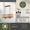 Vaxcel Berens Matte Black Farmhouse Chandelier Island Pendant Light Fixture Rattan Cane H0308 - alternate 2