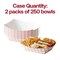 Smarty Had A Party 5 lb Red Plaid Paper Food Trays, 500PK 5615-RP-CASE - alternate 2