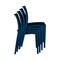 Niche Terrace Plastic Indoor/Outdoor Stacking Chair, for Patio, Cafe, Breakroom, Dining, Coastal Navy, 4PK 4100NV4PK - alternate 2