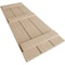 Ekena Millwork Rustic Three Board Joined Board-n-Batten Rough Cedar Faux Wood Shutters, 16 1/2W x 68H, PR SHUBJS16X68RCPR - alternate 4