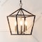 Jonathan Y Ojai 10" 3-Light Iron Classic Modern Pagoda LED Pendant Lantern, Oil Rubbed Bronze/Brass Gold JYL7601D - alternate 2