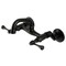 Kingston Brass Double-Handle Wall Mount Bar Faucet, Matte Black KS312MB - alternate 1