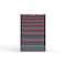 Strong Hold 7 drawer cabinet - (1x 2ft, 2x 3ft, 1x 4ft, 1x 5ft, 2x 7ft) - Red accents - Electronic Lock S3044-PPRAS-0702DS - alternate 1