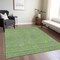 Homeroots 3' X 5' Lime Green And Purple Geometric Washable Indoor Outdoor Area Rug 599208 - alternate 2