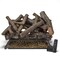 Bluegrass Living Vented Natural Gas or Propane Fireplace Log Set With Remote Control Kit, 24" Rustic Oak, 55,000 BTU BVL24-3-RO - alternate 2