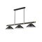 Z-Lite Vanguard Matte Black + Rubbed Brass 3 Light Billiard 3050-3MB-RB-MB15 - alternate 2