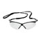 Bouton Optical Semi-Rimless Safety Glasses with Black Frame, Clear Lens and Anti-Scratch Coating 250-AN-10110 - alternate 2