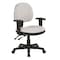 Office Star Products Ergonomic Fabric Sculptured Ergonomic Managers Chair, Snow 8180-R101 - alternate 1
