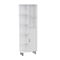 Homeroots 63in White Wood Accent Cabinet With Single Door 552293 - alternate 2