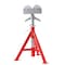 Ridgid RIDGID Model No. Rj-98 Roller Head Pipe Stands, 12" Max. Pipe Capacity, 23"-41" H 56667 - alternate 2