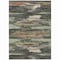 Homeroots 8' X 10' Charcoal Copper And Ivory Abstract Washable Indoor Outdoor Area Rug 612488 - alternate 2
