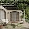 Homeroots 8' X 10' Ivory And Green Palm Leaf Indoor Outdoor Area Rug 550225 - alternate 2