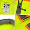 Dome75 Safety Vest, Polyester, Reinforced Front Zipper Closure Closure, HiVis Yellow/HiVis Orange Contrast OV6123 - alternate 2