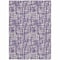 Homeroots 5' X 8' Purple And Lavender Abstract Washable Indoor Outdoor Area Rug 602510 - alternate 2