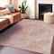 Homeroots 8' X 10' Pink Floral Medallion Washable Indoor Outdoor Area Rug 607917 - alternate 2