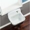 Kingston Brass 22" Cast Iron Single Bowl Wall Mount Utility Sink, White GCLWS221811 - alternate 2