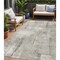 Homeroots 5' X 8' Beige And Gray Geometric Washable Indoor Outdoor Area Rug 618584 - alternate 1