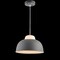 Jonathan Y Simon 12" Adjustable Metal/Glass LED Pendant, Gray JYL9064A - alternate 3