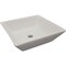 Cmi Compass Manufacturing Square Vessel Bathroom Sink White 572-8071 - alternate 2