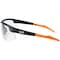 Klein Tools Safety Glasses, Anti-Fog & Anti-Scratch, Clear Lens, Black/Orange Frame 60159 - alternate 2