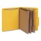 Pendaflex HD Pressboard Folder, 2/5-Cut Tab, Expands 3", 3 Dividers, 8 Fasteners, Letter, Yellow, 10PK 1006943 - alternate 1