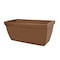 Ackland Villa Veranda 12.75 In. Dia X 5.5 In. H Indoor/outdoor Natural Clay Window Box Pot, 2PK AKLPOWIBO12.75X5.5N-CA - alternate 1