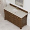 James Martin Vanities Brookfield 60" Single Vanity, Honey Oak, w/ 3 CM Siberian Silestone Top 547-V60S-HNO-3SFR - alternate 3