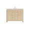 James Martin Vanities Gracyn 48" Single Vanity, Coastal Driftwood, w/ 3 CM Tajnar Eclos Widespread Top D125-V48-CSD-WTJR - alternate 1