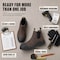 Handpoint 802 Mens 6 in Soft Toe Work Boots-Nubuck Leather Slip-On Safety Boots, KEVLAR, 7.5 COF802D-7.5 - alternate 3