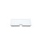 Homeroots Set of Six+ White Square Porcelain China Serving Tray 483514 - alternate 1
