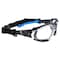 General Electric 05 Series Anti-Fog Impact-Resistant Safety Glasses Clear Lens Black/Blue Frame 1 pk GE105CAF - alternate 2