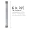Ace Trading - Nipple 1 in. MIP each X 1 in. D MIP Galvanized Steel 12 in. L Nipple 303U1X12 - alternate 2