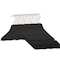 Nahanco 17in Black Rubber Wooden SlimLine Shirt/Dress Hanger, 50PK SL7081750 - alternate 3