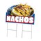 Signmission Nachos Die Cut Yard Sign & Stake outdoor plastic coroplast window, C-DC-2436-Nachos19 C-DC-2436-Nachos19 - alternate 1