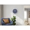 Monarch Specialties Clocks, 12-in. Round, Wall Clock, Blue Face, White Frame, Modern, Contemporary I 9116 - alternate 2