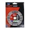 Norton Clipper Saw Blade, 4-1/2 in Dia, 5/8 in Arbor, Diamond Cutting Edge 7660702789 - alternate 1