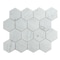 Apollo Tile White 11x12 Bianco Carrara Marble Honed Floor and Wall Mosaic Tile 4.49 sqft/case, 5PK APLKB88G06HA - alternate 1