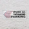 Signmission Public Monthly Parking Left, 48 Inch x 120 Inch, Vinyl Banner B-120-30819 - alternate 2