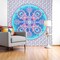 Homeroots 88" X 84" Pink Sky Blue And White Floral Cotton Hanging Tapestry 397425 - alternate 3