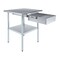 Amgood 30 in. x 30 in. Stainless Steel Table With Drawer AMG WT-3030 + DRAWER-1520-Z - alternate 1