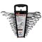 Performance Tool 22 pc. Combination Wrench Set, SAE/Metric, Chrome Vanadium, Storage Rack W1084 - alternate 2