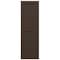 Ekena Millwork True Fit PVC Farmhouse/Flat Panel Combination Fixed Mount Shutters, Raisin Brown, 12W x 80H, PR TFP101FC12X080TB - alternate 2